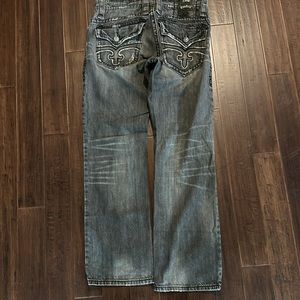 Rock Revival 34X33 Straight “Paul” Black